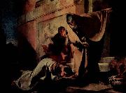 Giovanni Battista Tiepolo Die Verstobung der Hagar oil on canvas